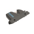 Nationwide Keystone X2 Heavy-Duty, Reversible, Two Sided Lockable, Slimline External Mount Spindle Latch for Gates with Stainless Steel Screws (Nylon) Black (Default)