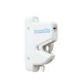 Nationwide Keystone X External Mount Two-Sided Spindle Latch (White) - KLX2-P2-4D-WH