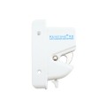 Nationwide Keystone X External Mount Two-Sided Spindle Latch (White) - KLX2-P2-4D-WH