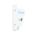 Nationwide Keystone X External Mount Two-Sided Spindle Latch (White) - KLX2-P2-4D-WH