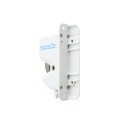 Nationwide Keystone X External Mount Two-Sided Spindle Latch (White) - KLX2-P2-4D-WH