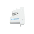 Nationwide Keystone X2 Heavy-Duty, Reversible, Two Sided Lockable, Slimline External Mount Spindle Latch for Gates (Nylon) White (Default)