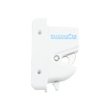 Nationwide Keystone X2 Heavy-Duty, Reversible, Two Sided Lockable, Slimline External Mount Spindle Latch for Gates (Nylon) White (Default)