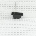 Nationwide Keystone X2 Heavy-Duty, Reversible, Two Sided Lockable, Keyed-Alike, Slimline External Mount Spindle Latch for Gates with Stainless Steel Scews (Nylon) Black