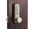 Lockey 2830 Mechanical Keyless Knob-Style Lock With Passage Function - 2830 (Satin Nickel Finish Shown)