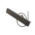 Locinox VOLTA Surface-Mount Single Sided Keypad Gate Lock for 2-1/2" to 3" Square Profiles with Handle and Knob (RAL 9005 Jet Black, Keyed Different) - LNKQ60C1LVCABRB-9005 (Default)