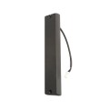 Locinox VOLTA Surface-Mount Single Sided Keypad Gate Lock for 2-1/2" to 3" Square Profiles with Handle and Knob (RAL 9005 Jet Black, Keyed Different) - LNKQ60C1LVCABRB-9005 (Default)