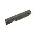 Locinox VOLTA Surface-Mount Single Sided Keypad Gate Lock for 2-1/2" to 3" Square Profiles with Handle and Knob (RAL 9005 Jet Black, Keyed Different) - LNKQ60C1LVCABRB-9005 (Default)