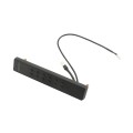 Locinox VOLTA Surface-Mount Double Sided Keypad Gate Lock for 1-1/2" to 2-1/2" Square Profiles with Handles (RAL 9005 Jet Black, Keyed Different) - LNKQ40C2LVCAB-9005