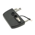 Locinox VOLTA Surface-Mount Double Sided Keypad Gate Lock for 1-1/2" to 2-1/2" Square Profiles with Handles (RAL 9005 Jet Black, Keyed Different) - LNKQ40C2LVCAB-9005