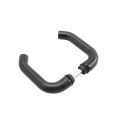 Locinox VOLTA Surface-Mount Double Sided Keypad Gate Lock for 1-1/2" to 2-1/2" Square Profiles with Handles (RAL 9005 Jet Black, Keyed Different) - LNKQ40C2LVCAB-9005