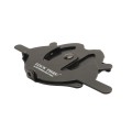 Nationwide Lock Thru Gate Latch (Black) - LT1-BK