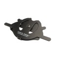 Nationwide Lock Thru Gate Latch (Black) - LT1-BK