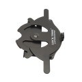 Nationwide Lock Thru Gate Latch (Black) - LT1-BK