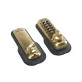 Lockey M210 Mechanical Keyless Single Combination Deadbolt Lock - Satin Brass