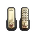Lockey M210 Mechanical Keyless Single Combination Deadbolt Lock - Satin Brass