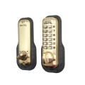 Lockey M210 Mechanical Keyless Single Combination Deadbolt Lock - Satin Brass