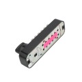 Lockey M220 Mechanical Keyless Single Combination Deadbolt/Slide Bolt Lock with Key Override - Jet Black Marine Grade (Mechanical Locks)