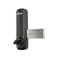 Lockey M220 Mechanical Keyless Single Combination Deadbolt/Slide Bolt Lock with Key Override - Jet Black Marine Grade (Mechanical Locks)