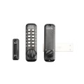 Lockey M220 Mechanical Keyless Single Combination Deadbolt/Slide Bolt Lock with Key Override - Jet Black Marine Grade (Mechanical Locks)
