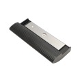 Locinox Surface-Mounted Electromagnetic Lock with Pull/Push Handles (1-9/16" to 3-1/8" Square Profiles, RAL 9005 Jet Black) - MAG3000-9005