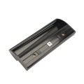 Locinox Surface-Mounted Electromagnetic Lock with Pull/Push Handles (1-9/16" to 3-1/8" Square Profiles, RAL 9005 Jet Black) - MAG3000-9005
