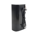 Locinox Surface-Mounted Electromagnetic Lock with Pull/Push Handles (1-9/16" to 3-1/8" Square Profiles, RAL 9005 Jet Black) - MAG3000-9005