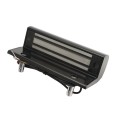 Locinox Surface-Mounted Electromagnetic Lock with Pull/Push Handles (1-9/16" to 3-1/8" Square Profiles, RAL 9005 Jet Black) - MAG3000-9005