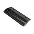 Locinox Surface-Mounted Electromagnetic Lock with Pull/Push Handles (1-9/16" to 3-1/8" Square Profiles, RAL 9005 Jet Black) - MAG3000-9005