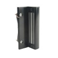 Locinox Surface-Mounted Electromagnetic Lock (1-9/16" to 3-1/8" Square Profiles, RAL 9005 Jet Black) - MAGMAG3000-9005