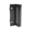 Locinox Surface-Mounted Electromagnetic Lock (1-9/16" to 3-1/8" Square Profiles, RAL 9005 Jet Black) - MAGMAG3000-9005