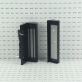 Locinox Surface-Mounted Electromagnetic Lock (1-9/16" to 3-1/8" Square Profiles, RAL 9005 Jet Black) - MAGMAG3000-9005