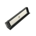 Locinox Surface-Mounted Electromagnetic Lock (1-9/16" to 3-1/8" Square Profiles, RAL 9005 Jet Black) - MAGMAG3000-9005