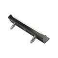 Locinox Surface-Mounted Electromagnetic Lock (1-9/16" to 3-1/8" Square Profiles, RAL 9005 Jet Black) - MAGMAG3000-9005