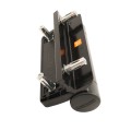 Locinox Mammoth HD Ultra Heavy Duty 180° Hydraulic Gate Closer and Hinge (440lbs Capacity, RAL9005 Black)