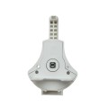 Nationwide Magnetic Locking Gate Latch (White, Keyed-Alike) - MANTA-L-WH-KA 