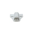 Nationwide Magnetic Locking Gate Latch (White, Keyed-Alike) - MANTA-L-WH-KA 