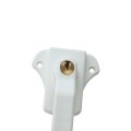Nationwide Magnetic Locking Gate Latch (White, Keyed-Alike) - MANTA-L-WH-KA 