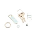 Lockey MC728 Mechanical Cam Lock for Cabinets and Enclosures - Black