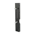 Locinox Surface-Mounted Electric Strike, Fail-Open (Ruptura) for Fortylock, Fiftylock, and Sixtylock Systems (RAL 9005 Jet Black) - MODULEC-SF-R-9005