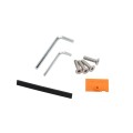 Locinox Surface-Mount Electric Strike with Security Mushroom (Emissa Fail-Close, RAL 9005 Jet Black) - MODULEC-SH-E-9005