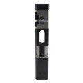 Locinox Surface-Mount Electric Strike with Security Mushroom (Emissa Fail-Close, RAL 9005 Jet Black) - MODULEC-SH-E-9005