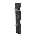 Locinox Surface-Mount Electric Strike with Security Mushroom (Emissa Fail-Close, RAL 9005 Jet Black) - MODULEC-SH-E-9005