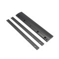 Locinox Surface-Mount Electric Strike with Security Mushroom (Emissa Fail-Close, RAL 9005 Jet Black) - MODULEC-SH-E-9005