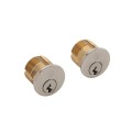 Locinox Mortise Keyed-Alike Cylinder Set - MRT-118-GMA