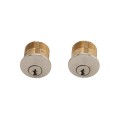 Locinox Mortise Keyed-Alike Cylinder Set - MRT-118-GMA