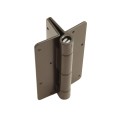 Nationwide 5-3/4" x 1-1/2" x 1-1/2" Self-Closing Aluminum Adjustable Hinge Pair with Self-Drilling Stainless Steel Screws (Bronze) - NW095-2S-BZ