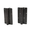 Nationwide 5-3/4" x 1-1/2" x 1-1/2" Self-Closing Aluminum Adjustable Hinge Pair with Self-Drilling Stainless Steel Screws (Bronze) - NW095-2S-BZ