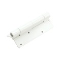 Nationwide 5 3/4" Self-Closing Aluminum Hinge with Stainless Steel Self-Drilling Screws (White) - NW096-WH