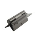 Nationwide 4" x 1 3/16" Flange Non-Self-Closing Aluminum Hinge (Black) - NW149-26